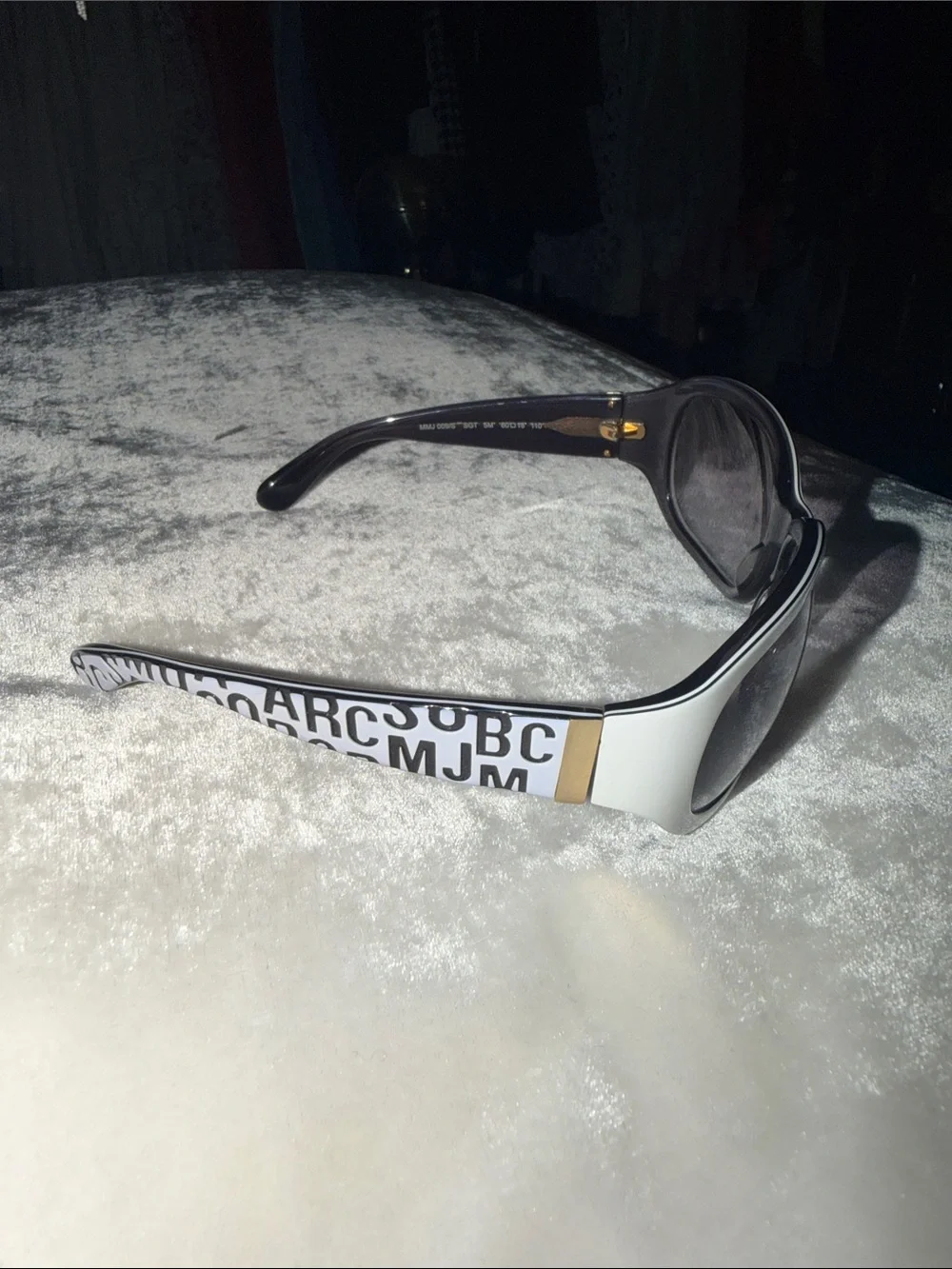 Vintage Marc Jacobs Black and White Sunglasses